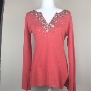 Elegant soft peach tunic
